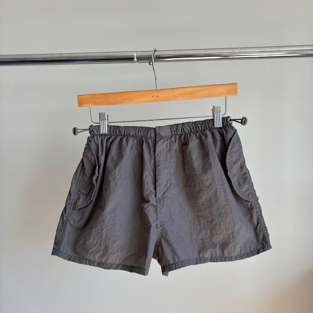 Charlotte Russe Athletic Shorts S Gray Elastic Waist Gorpcore Utility Streetwear